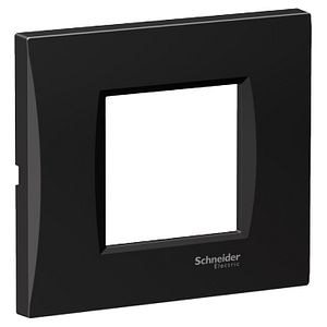 Rama curbata, 2M, negru metalic • Schneider Electric Easy Styl