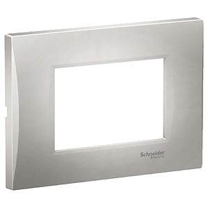 Rama SCHNEIDER ELECTRIC Easy Styl, 3 module, 81 x 11 x 114mm, argintiu
