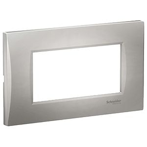 Rama SCHNEIDER ELECTRIC Easy Styl, 4 module, 81 x 11 x 136mm, argintiu