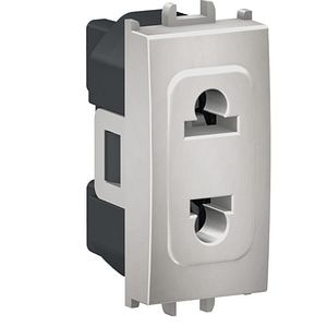 Priza 2P, 1M, argintiu  Schneider Electric Easy Styl