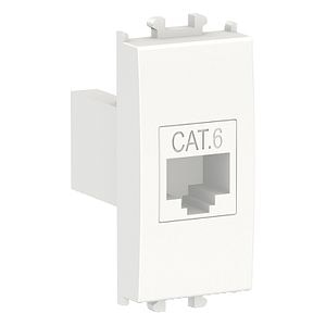 Priza date RJ45, cat6 UTP, 1M, alba  Schneider Electric Easy Styl