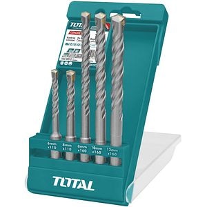 Set burghie rotopercutor SDS Plus: 5 buc (INDUSTRIAL)  TOTAL