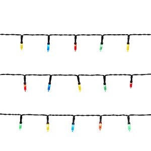 Instalatie Craciun 120 LED-uri, 11.14 cm, negru, lumina multicolora