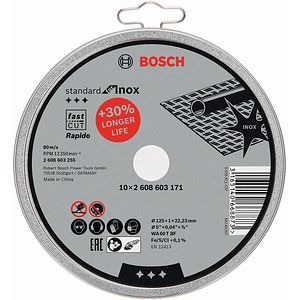 Disc de taiere BOSCH Rapido, 125 x 22.2mm