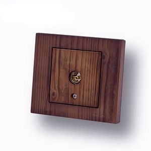 Priza TV Trecere ST Grano Lemn Nuc  Ovivo