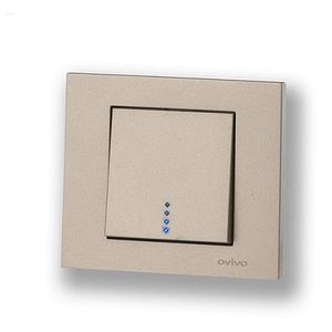 Intrerupator cu Led ST Grano Titan  Ovivo