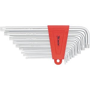 Set chei  Torx, 9 bucati, T10-T50, CrV, scurte, satinate • MTX