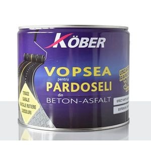 Vopsea pt Pardoseli din Beton Asfalt, 2.5L, Crem  • Kober