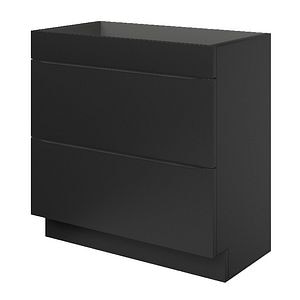 Baza pentru lavoar, cu picioare, Negru, 80 x 82 cm  GoodHome Imandra