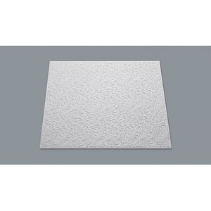 Plafon Decorativ Polistiren, T107, 50 x 50 cm, 10 mm, 2Mp/Pachet  Decoflair