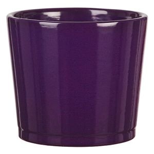 Ghiveci ceramic, violet, rotund, 11 cm • Pure violet