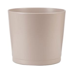 Ghiveci ceramic, rotund, 15 cm • Taupe
