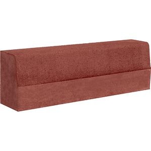 Bordura SEMMELROCK, 50 x 10 x 15 cm, rosu