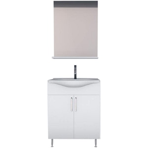 Set mobilier baie SANITOP Bella, 57 x 44.4 x 82 cm, alb