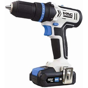 Masina de gaurit si insurubat cu percutie Mac Allister MCD18-Li-2, 18V, 2x2.0Ah, 1500rpm, 158 accesorii