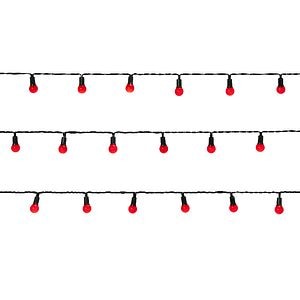 Instalatie Craciun 120 LED-uri, 13.52 cm, negru, lumina rosie