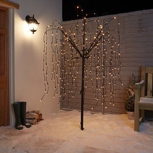 Decoratiune copac luminos, 360 leduri, iluminat alb cald