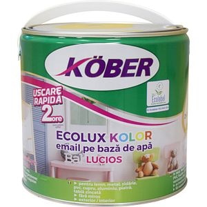 Email Ecolux Kolor Lucios Alb 2.5