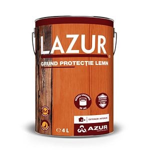 Grund pentru lemn, 4 L • Lazur
