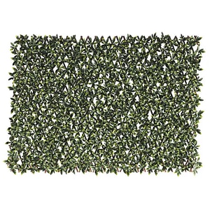 Panou gard rachita cu frunze KLIKSTROM Mo2, 200 x 100cm, maro-verde