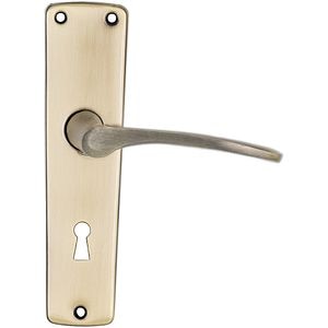 Maner cu sild ASSA ABLOY, aluminiu, 100 mm, 2 bucati, alama