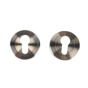 Rozeta pentru broasca cu cilindru, otel, alama antic, 54 mm  Yale