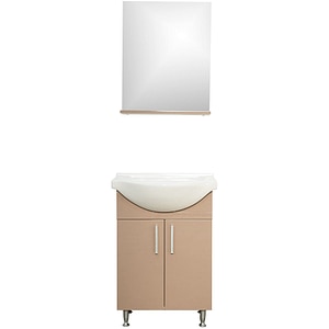 Set mobilier baie SANITOP Bella, 57 x 44.4 x 82 cm, bej