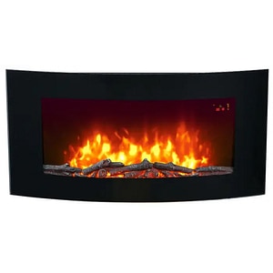Semineu electric GOODHOME 101373303, 2000W, negru