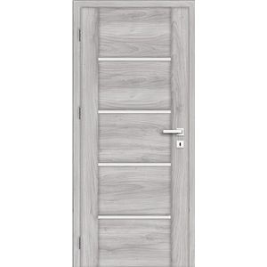 Usa interior Bolzano, cu geam, dreapta, MDF, 88 x 206 cm, gri
