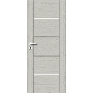 Usa de interior cu geam, maro, stanga, mdf, 206 x 78 cm, toc inclus • Bolzano