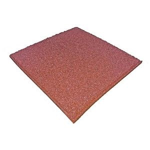 Dala gradina, cauciuc, rosu, 50 x 50 x 2 cm