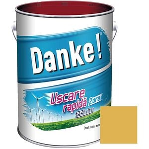 Email lucios cu uscare rapida DANKE, galben, 4 l