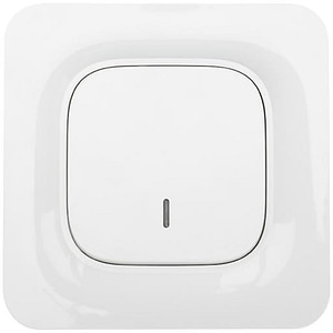 Intrerupator simplu LED KENNET JACOBSEN, alb