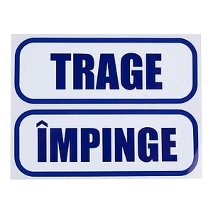 Set Indicatoare Trage Impinge