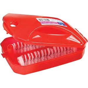 Perie scame covor, 2 role, rosu