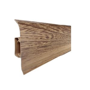 Plinta 555 Flex stejar inchis, 2.5 m