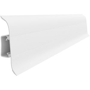 Plinta parchet VILO Flex 501, PVC, 250 x 5.5 x 2.2 cm, alb