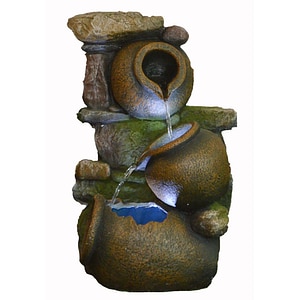 Fantana arteziana gradina, LED, 40 x 26 x 61 cm