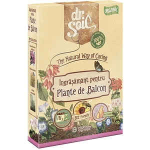 Ingrasamant granulat organic Dr.Soil, plante de balcon, cutie de 850gr