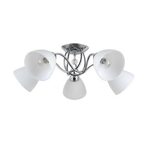 Lampa alba 40W, 5 becuri • Lugano