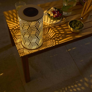 LAMPA SOLARA METALICA 25 BEJ 2700K