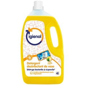 Detergent dezinfectant de vase IGIENOL, Lamaie & Menta, 4 l