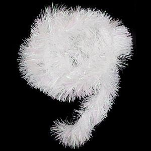 Beteala decorativa, 7 cm x 2 m, alb