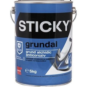 Grund Sticky, gri, 5 kg