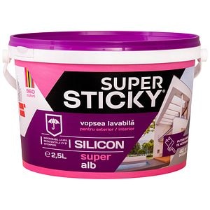 Sticky Vopsea Lav Exterior Alb 2.5L