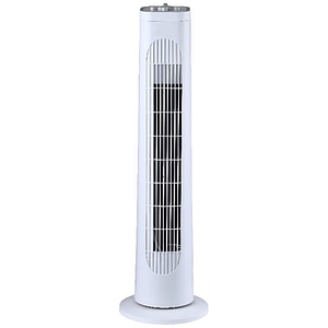 Ventilator turn, 3 trepte de viteza, 45W, alb