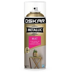 Oskar Metalic Efect Mat Auriu 400Ml