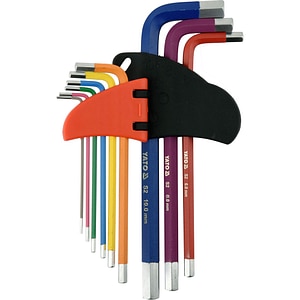 SET CHEIE HEXAGONALE 1.5 10MM 9 BUC