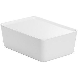 Cutie cu capac 28 x 16 x 8 cm, 2.8l, plastic, alb