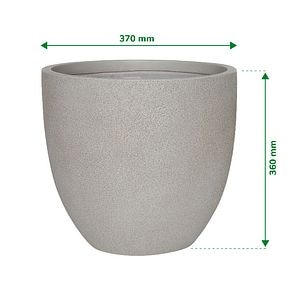 Ghiveci din Fibra de lut, Natur, 37 cm Verve